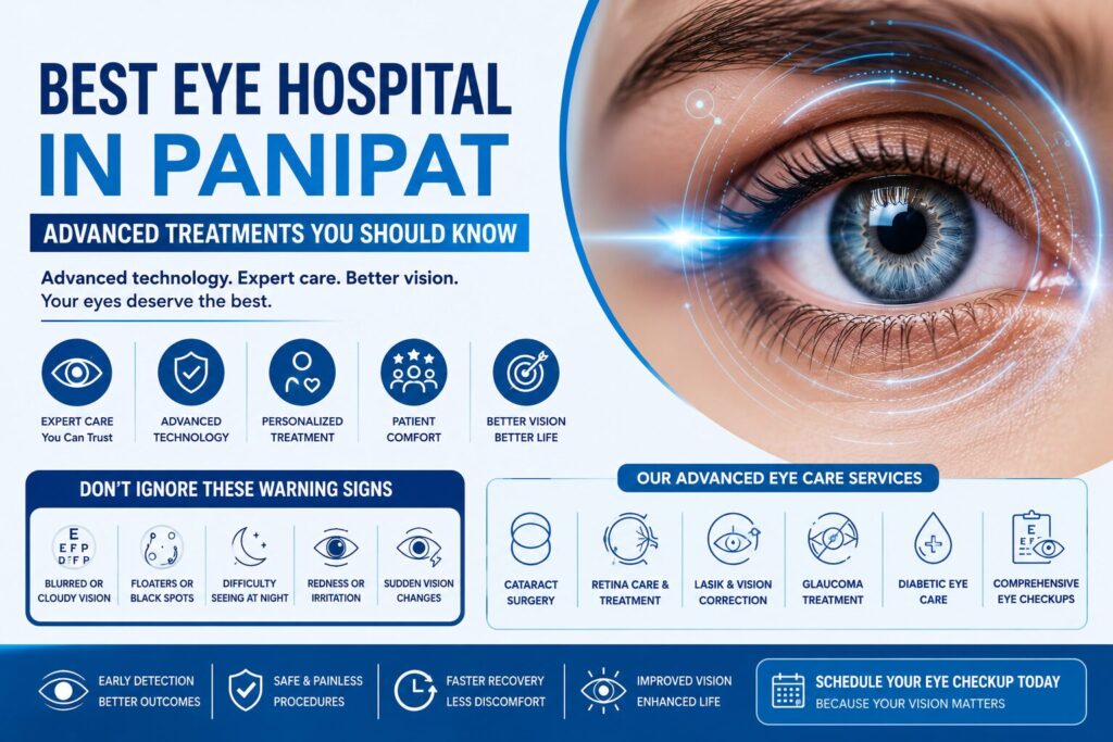 Best Eye Hospital in Panipat: Advanced Treatments You Should Know