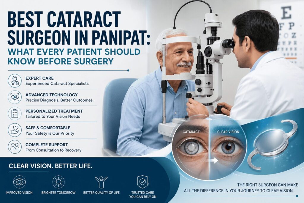 Best Cataract Surgeon in Panipat: What Every Patient Should Know Before Surgery