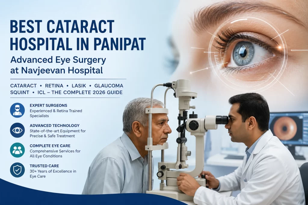 Best Cataract Hospital in Panipat:  Advanced Eye Surgery at Navjeevan Hospital